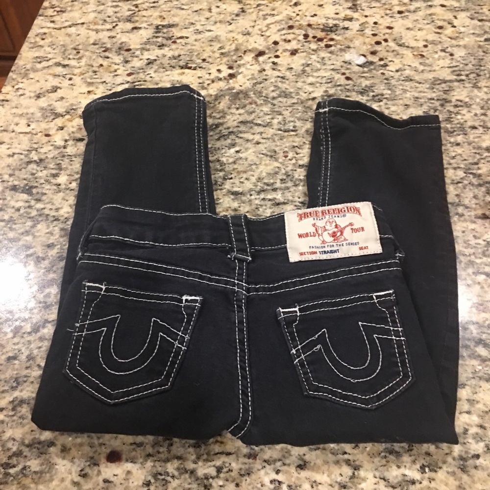 3T black True Religion Jeans